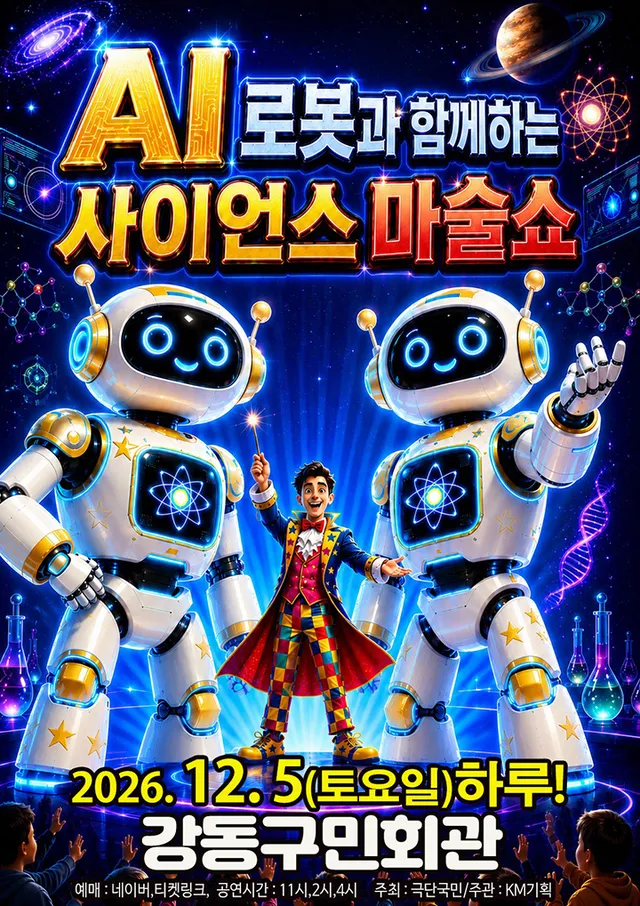AI로봇과 함께하는 사이언스 마술쇼 [서울 강동]